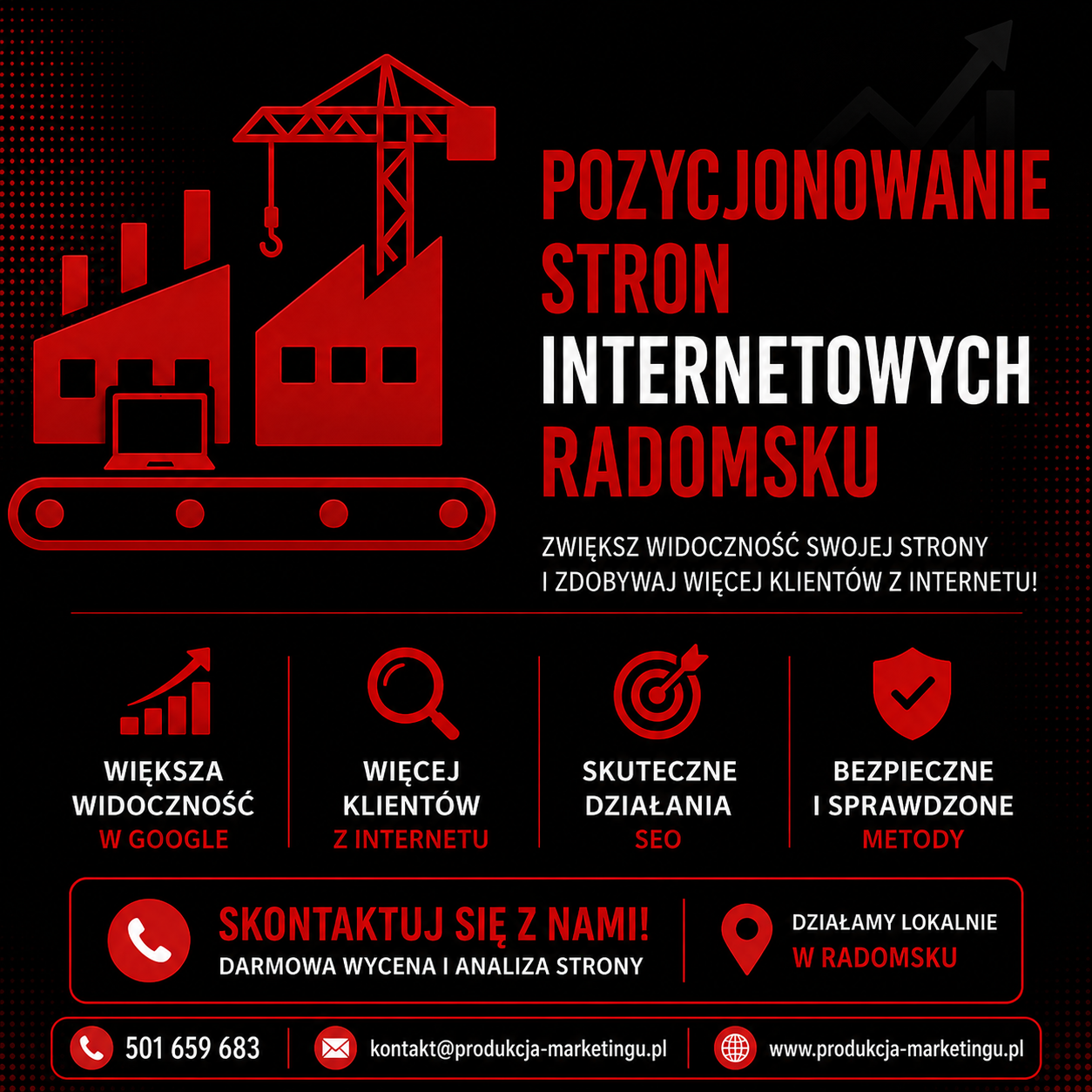 Pozycjonowanie stron internetowych Radomsko — dlaczego warto i jakie daje efekty?